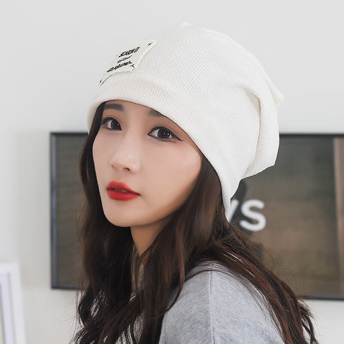 Hollywood Street Style Versatile Scarf, Korean Style Knitted New Arrival Pile Thin Air Conditioning Sleep Cap, Postpartum Hat