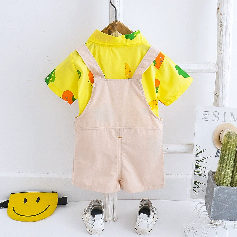 Overall for boys, trousers, children's summer clothing, autumn set, 1 years, western style