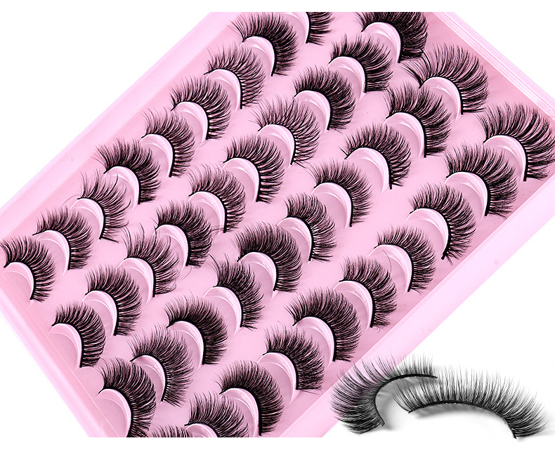 Vacation Solid Color Plastic False Eyelashes 1 Piece display picture 2