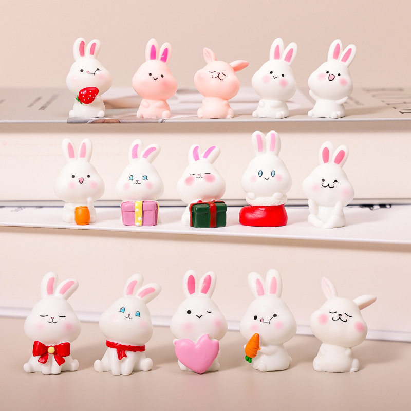 Micro Landscape Ornaments Cute Creative Rabbit Home Desktop Resin DIY Craft Decoration Small Ornaments Accessories Wholesale Micro Landscape Ornaments Cute Creative Rabbit Home Desktop Resin DIY Craft Decoration Small Ornaments Accessories Wholesale