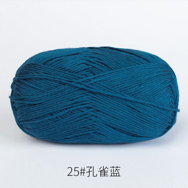 25 홀 블루*32S*라이트 러쉬*6*코튼 클리어