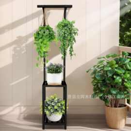 新款铁艺花架室内户外植物支架金属悬挂绿植架重型植物支架花架