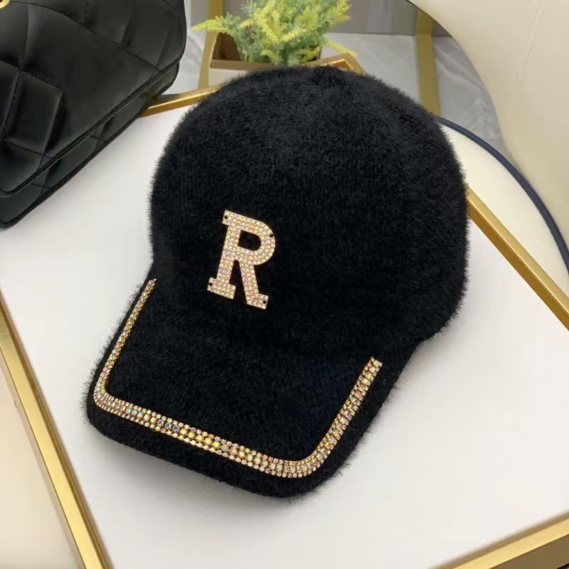 Ny plysch ankatunghatt för barn Höst- och vintertrend Bred brätte Förtjockad termisk mode R Mark mångsidig_voghion.com