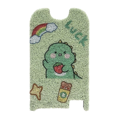 Suitable for small Fanta electric car mat TDT6144Z waterproof wear-resistant foot mat rubber wire ring foot mat (Electric vehicle foot mat) - strawberry-dinosaur-table-bell-small-fanta