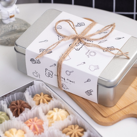 曲奇饼干包装盒烘焙提拉米苏雪花酥凤梨酥马口铁礼品盒空定 制