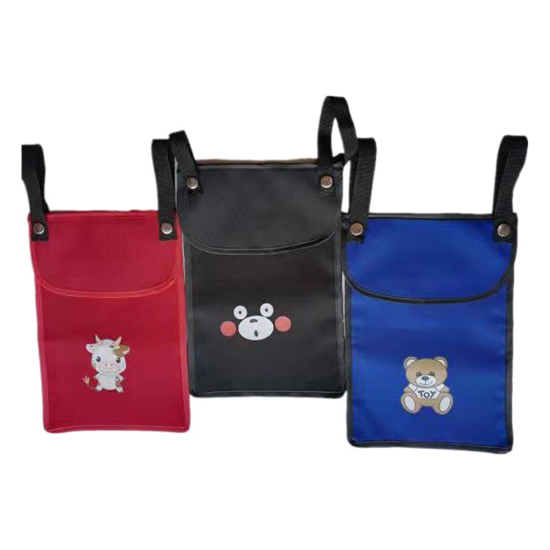 Coche eléctrico de lona colgante bolsa delantera no impermeable bolsa de almacenamiento batería coche motocicleta bolsa de almacenamiento