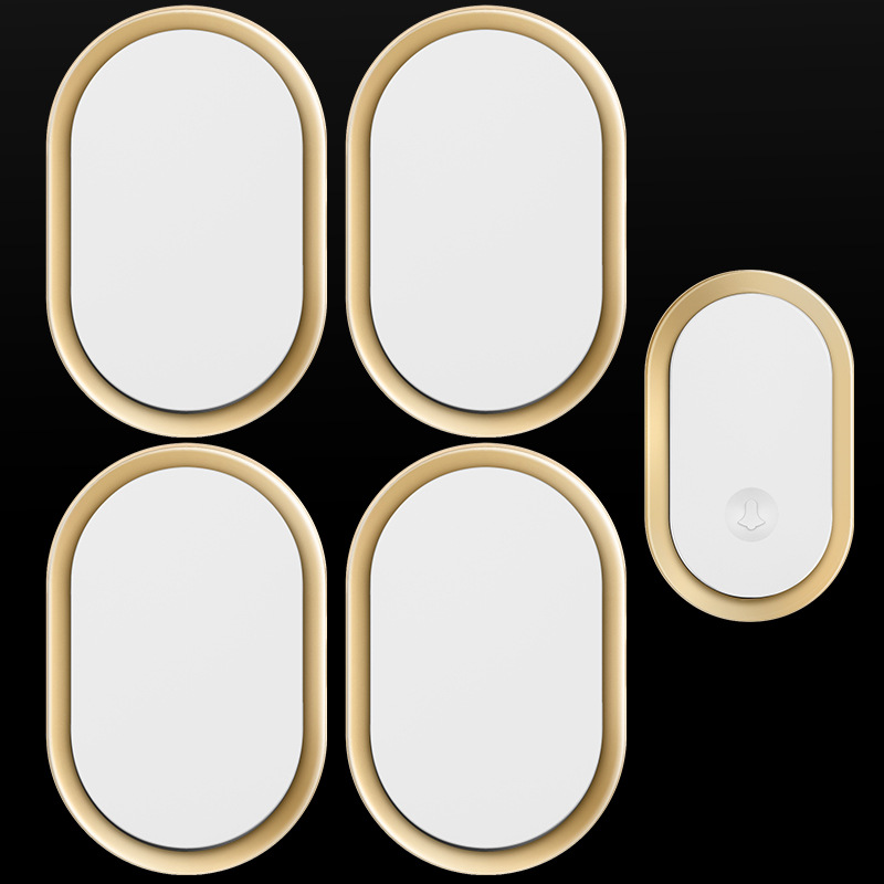 远距离家用无线门铃一拖四不用电线穿墙电子老人呼叫器大音量门铃