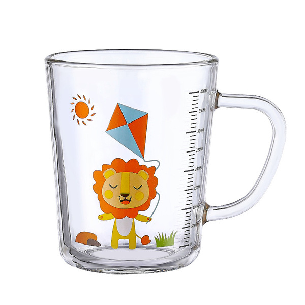 Milk Cup Child Scale Cup high -value glass water cup house gift…