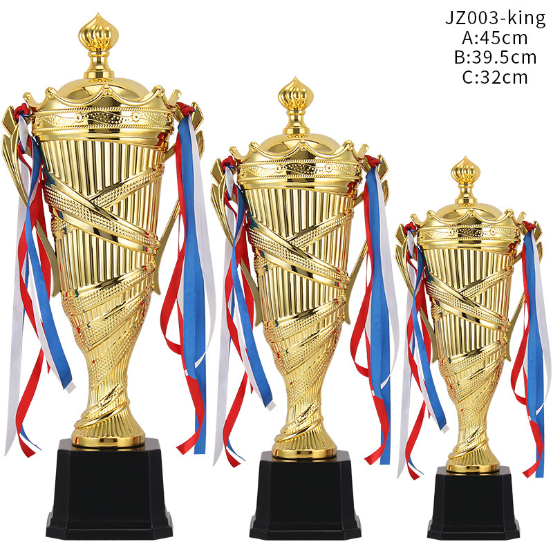Trofeo metálico de recuerdo para eventos de celebración universales, premio para reuniones anuales, trofeo empresarial, trofeo de cinco estrellas