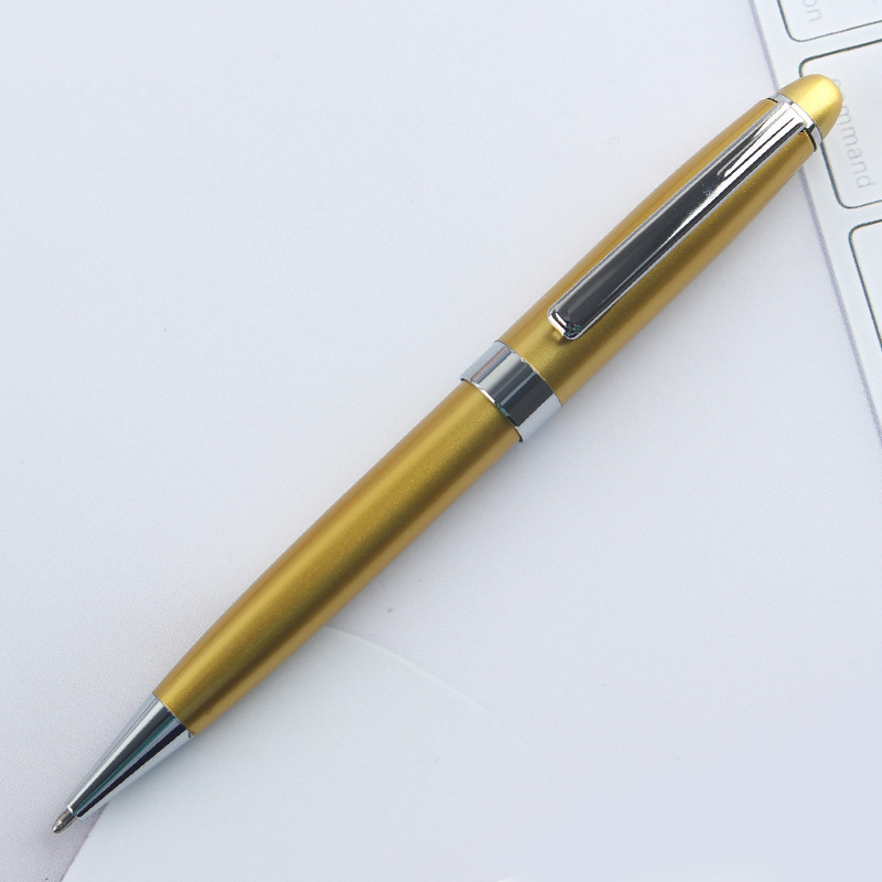 広告ギフト金属ボールペン印刷ロゴ回転ボールペンビジネスカスタム中性金属ペン卸売り|undefined