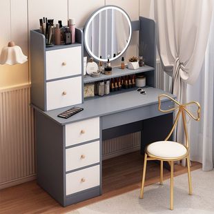 Bedroom Dressing Table Home Modern Simple Dressing Table Storage Cabinet Integrated Small Popular Female Ins Style Dressing Table