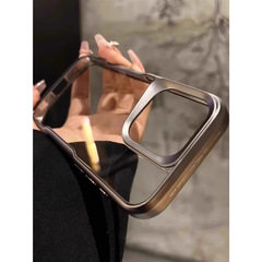 適用蘋果15手機殼15promax新款鈦原色保護套小眾13pro透明個性iph