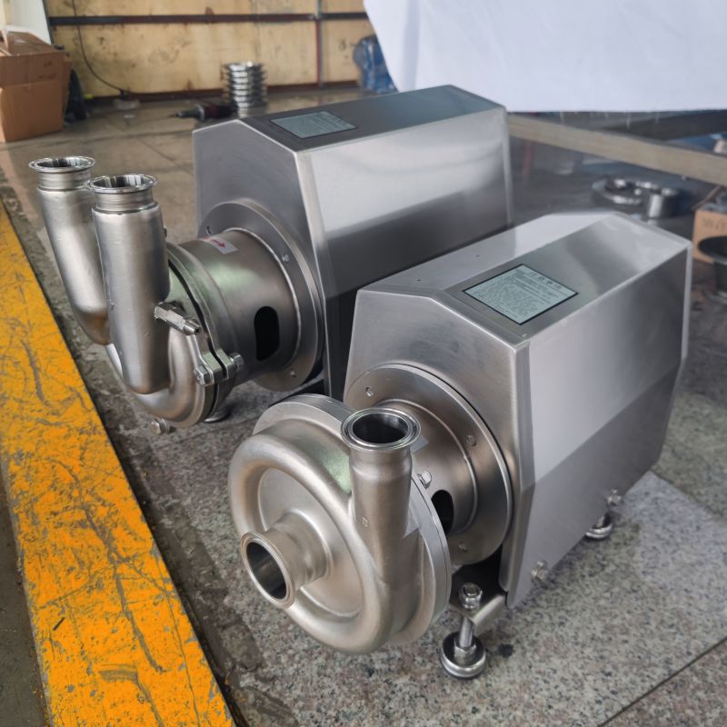 厂家304/316不锈钢卫生级电动自吸泵/牛奶泵/离心泵/饮料泵负压泵