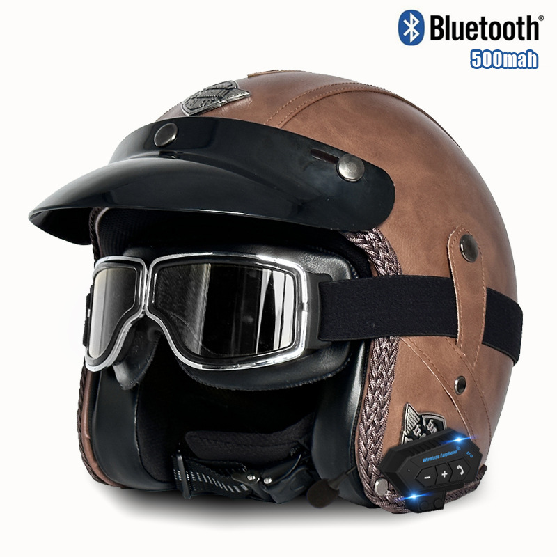 V 다크 브라운 광장 복고풍 거울 블루투스