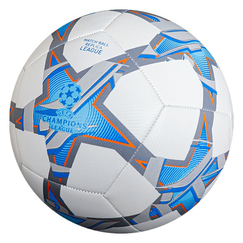 Campeonato de la Liga de Campeones Fútbol cosido a mano pu4 No. 5 Football Fabricante mayorista de comercio exterior 24J estrella