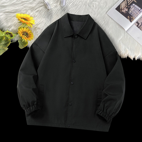 Men's Spring and Autumn Season Workwear Jacket Trend Brand Casual Sports Spring and Autumn Style Outerwear Korean Style Trendy Clothes