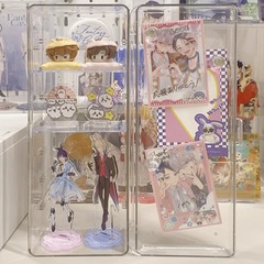 デスクトップ谷子展示棚小食量バー収納ケース二次元ミニ防塵ケース谷人小痛キャビネット