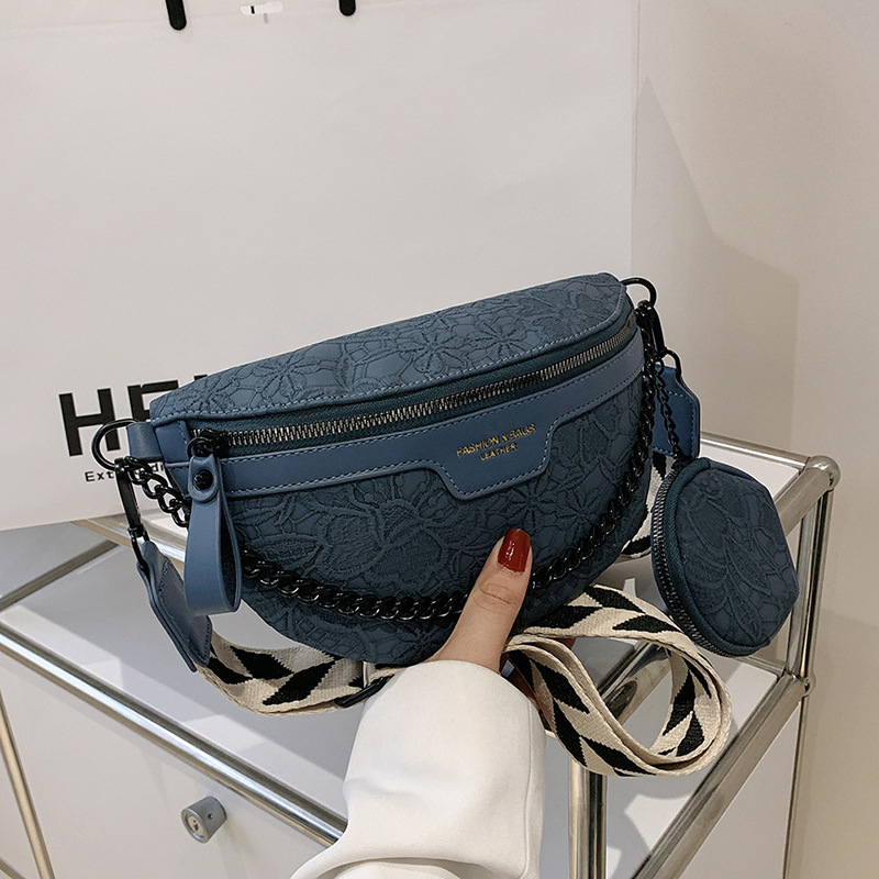 Super Fire Women's Chest Bag 2023 Internet Popular Small Bag Fashionable Casual Crossbody Waist Bag Easy-to-Lay Shoulder Bag Women's Bag Chest Bag