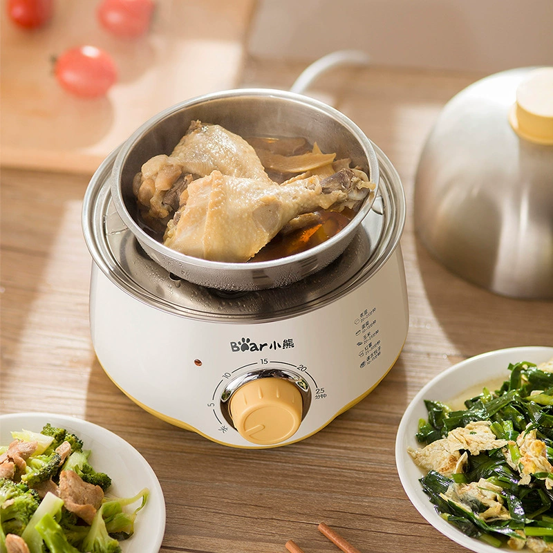 Little Bear Egg Boiler Double-layer Mini Smart Timed 304 Stainless Steel Egg Steamer Home Breakfast Artifact Steamed Noodles