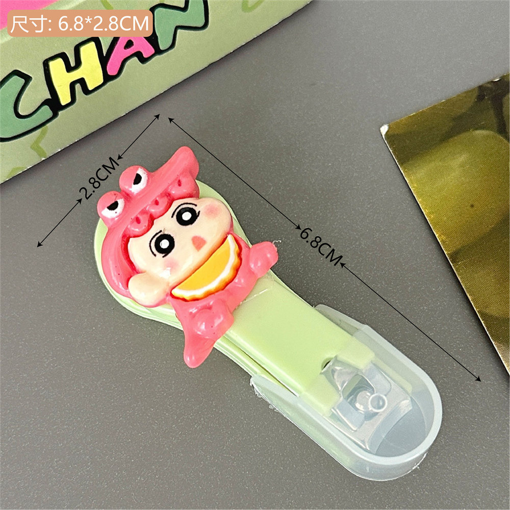 Mini Cute Nail Clipper Household Anti-splash Nail Clipper Single Cartoon Creative Folding Nail Clipper Manicure Repair