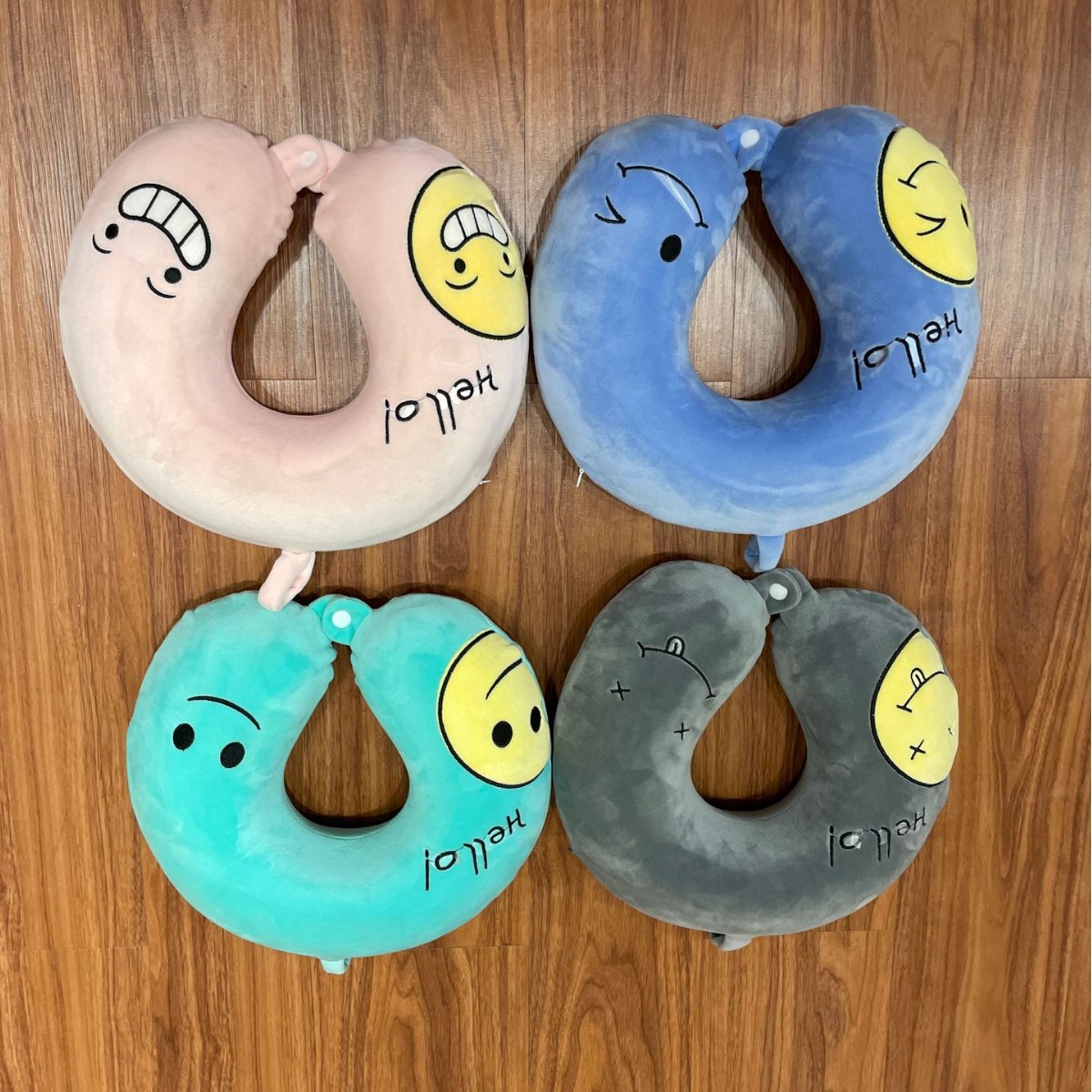 Nueva memoria de dibujos animados Almohada cuello de algodón Almohada en forma de U Almohada de viaje Siesta artefacto Oficina Dormir almohada almohada cuello protector