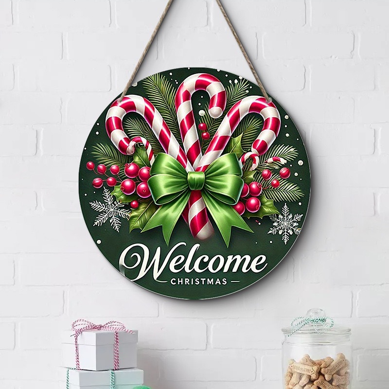 クロスボーダークリスマスクリエイティブ吊り下げ装飾木製工芸品ラウンドドアサイン木製吊り下げタグシリーズ 20Cmos 吊り下げ|undefined