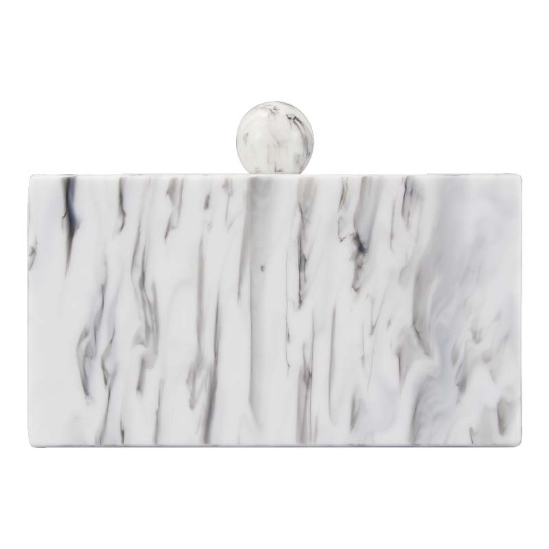 330g Weight Cotton Lining Material Clasp Frame Closure Type Chain Strap Type Shoulder Bag, Clutch Bag, Evening Bag Bags Type Party Occasion Acrylic Material Marble Pattern All Seasons Season Women's Gender Vintage Style Style Square Shape Sky Blue, White, Yellow Color Sky Blue White Yellow Arylic Marble Square Evening Bags 8