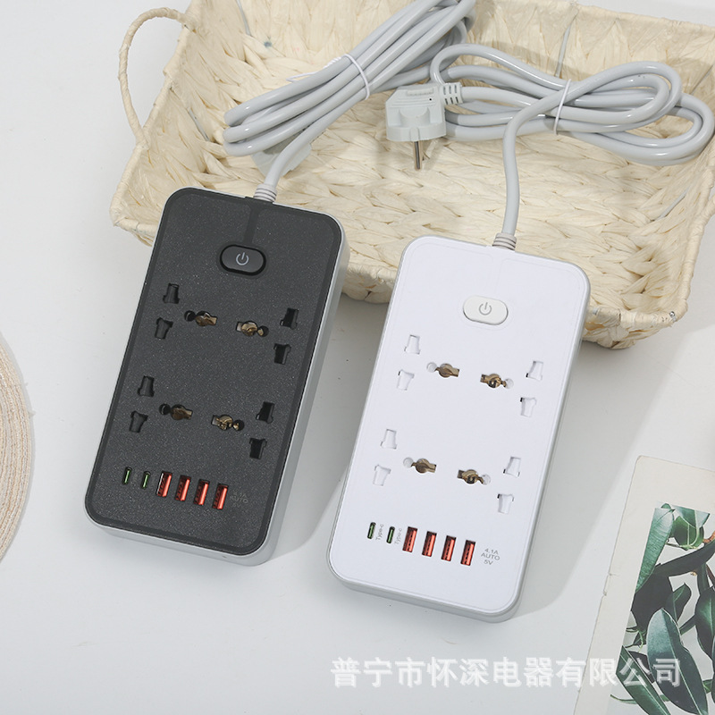 4 naranja USB + 2 verde Tipo-c Z66#3A enchufe de carga caja de regalo embalaje enchufe de alineación México