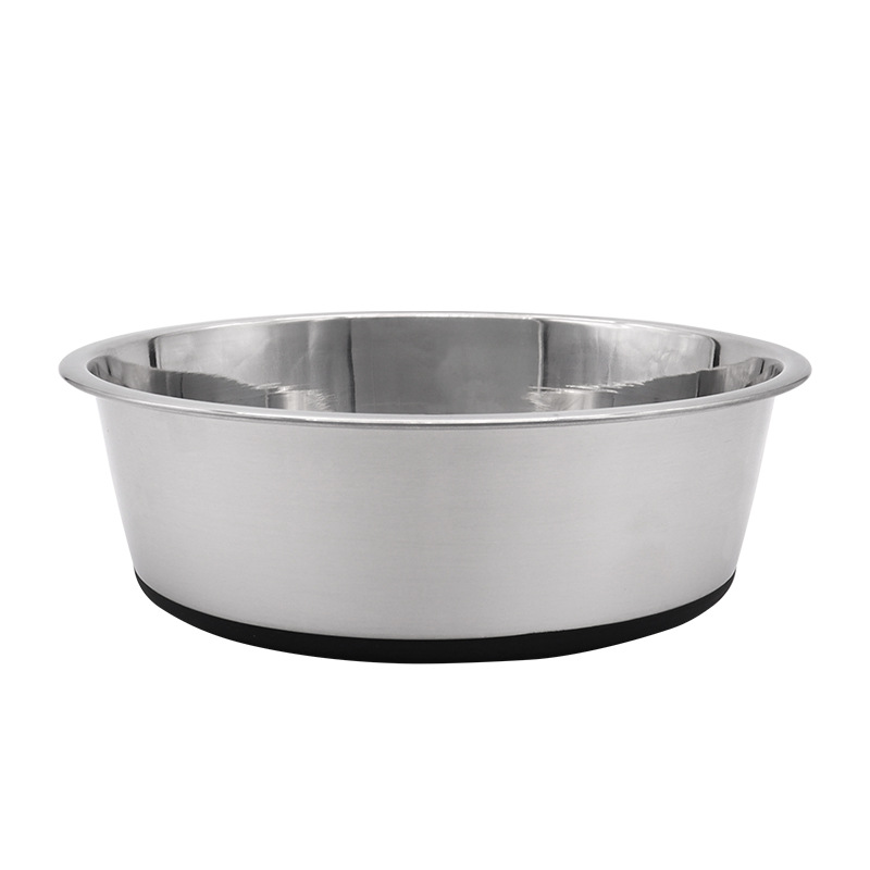 Tazón para perros de acero inoxidable Tazón para perros Tazón para perros antivolcado Tazón para agua para perros Suministros transfronterizos Tazón para mascotas Tazón para perros grande Tazón para arroz para perros