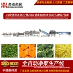 果蔬加工全套设备净菜预制菜中央厨房加工机器气泡清洗切割包装