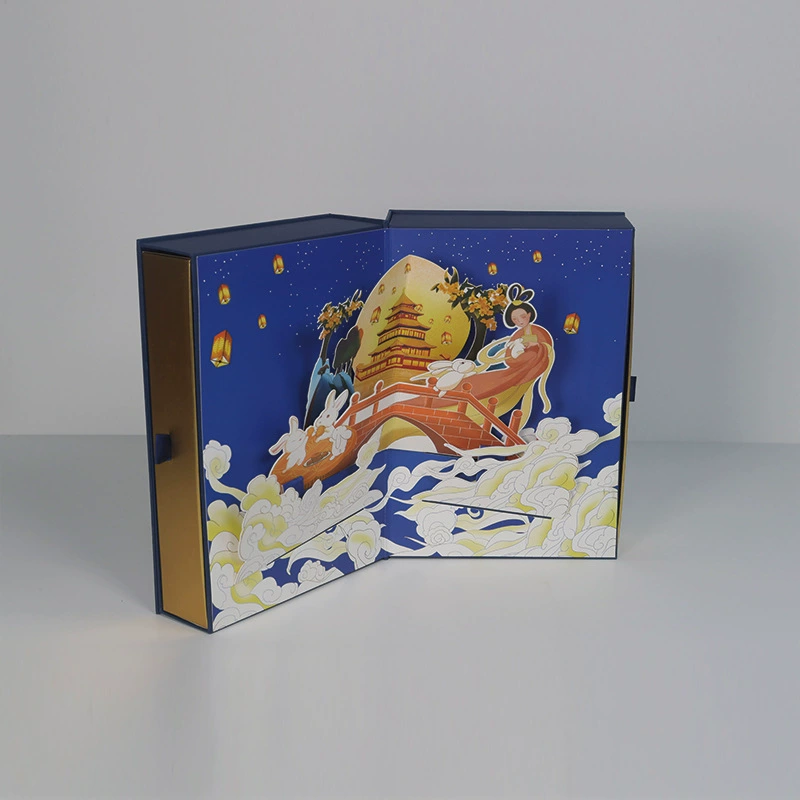 Компания по изготовлению подарочных коробок на праздник середины осени, корпоративные сувенирные упаковочные коробки, производитель креативных дизайнерских бумажных коробок