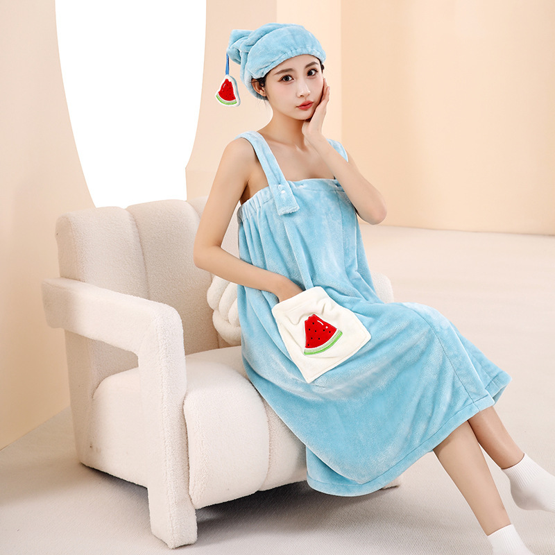 파란색 헤어 드라이어 캡