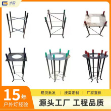 批发路灯预埋件地龙监控高杆灯地脚笼景观灯庭院灯螺栓折叠基础底