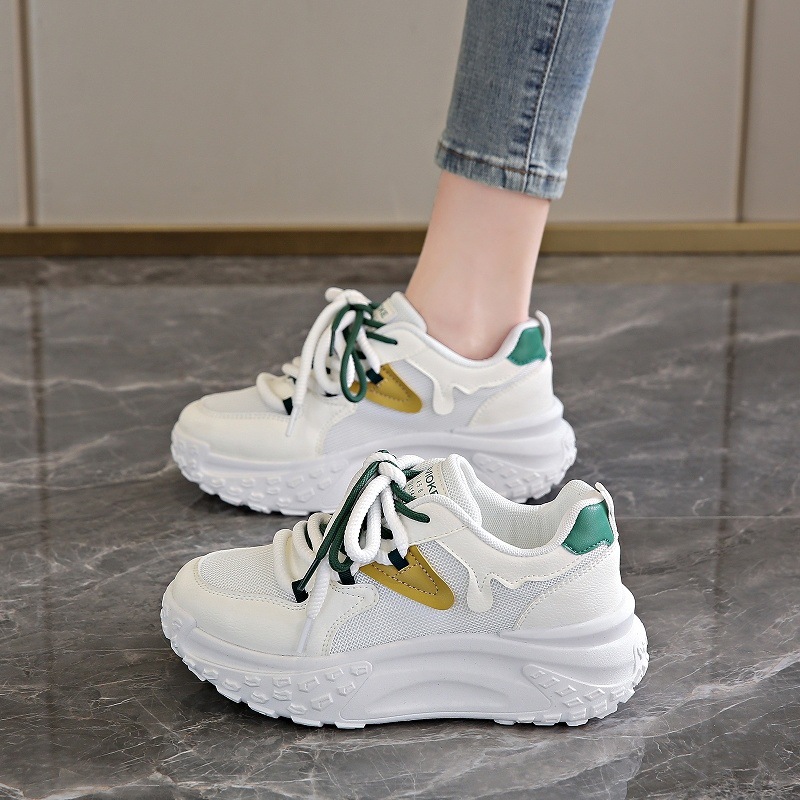 흰색과 녹색 [중공 및 통기성] 카운터 정품 고품질