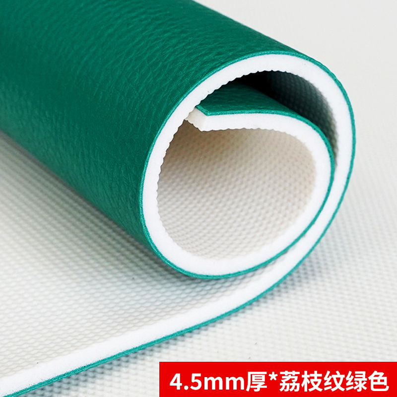 4.5mm 두꺼운 litchi 녹색