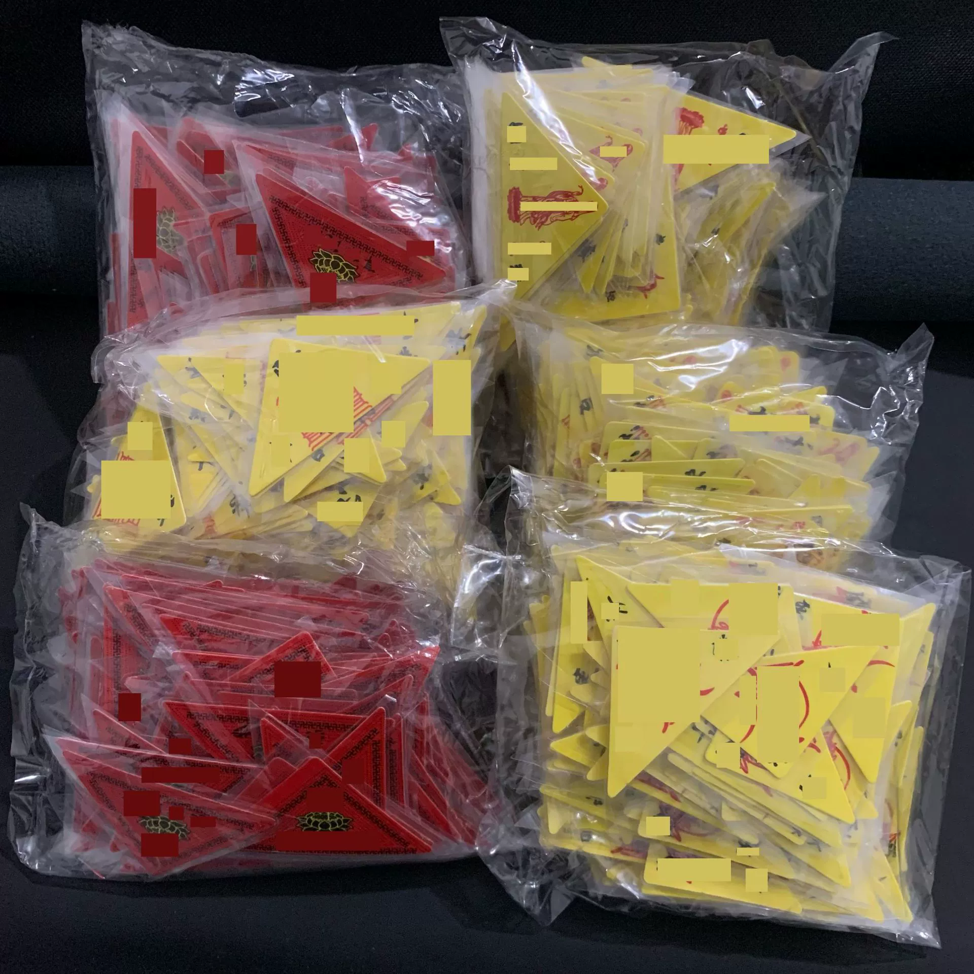 Пластиковые Карты Треугольник Печать Треугольник Различные Узоры Бумаги Пластиковые Карты Треугольник