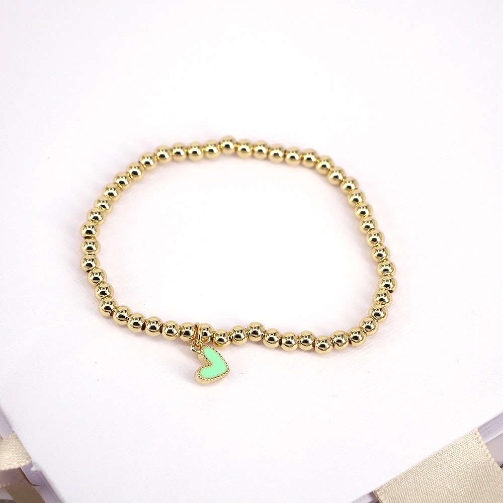Fashion Geometric Copper Artificial Gemstones Bracelets In Bulk display picture 4
