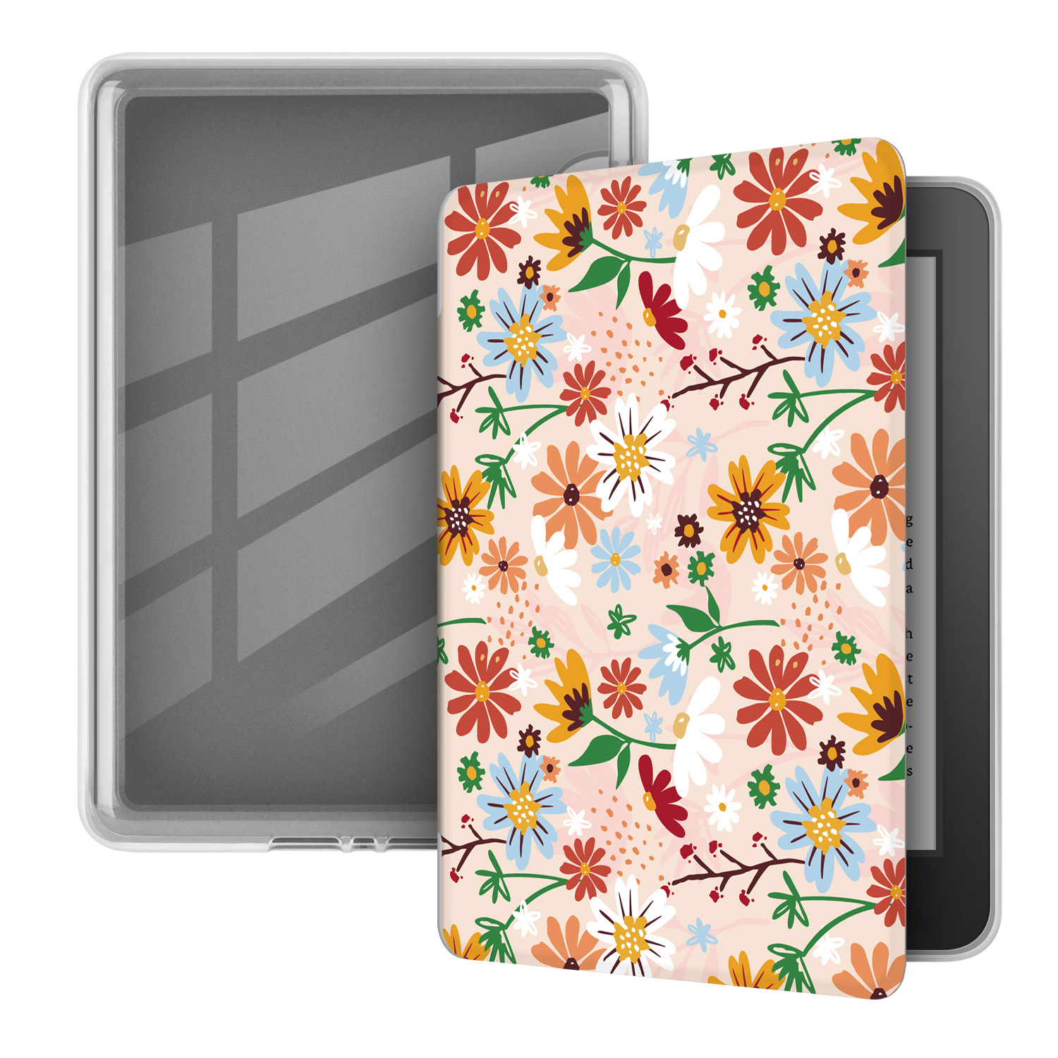 Aplicable kindle paperwhite6543 acrílico pintado funda protectora 658/558 funda protectora transparente