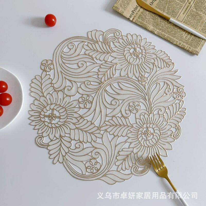 New European Style Placemats, Restaurant Decoration Accessories, Insulation Mats, Pvc Waterproof Dining Table Mats, Coasters, Household Supplies Cross-Border New European Style Placemats, Restaurant Decoration Accessories, Insulation Mats, Pvc Waterproof Dining Table Mats, Coasters, Household Supplies Cross-Border