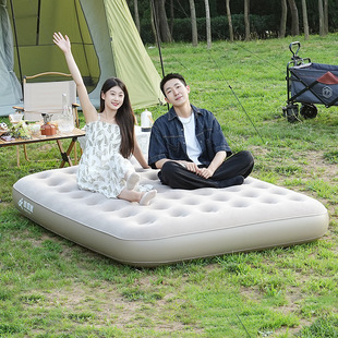 Ready-Made Factory Household Camping Folding Thickened Tent Outdoor Camping Single and Double Inflatable Bed