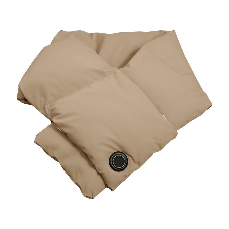 Protector de cuello de invierno con grafeno, babero de calor rápido, moda, ajuste inteligente, bufanda calefactora cálida impermeable_voghion.com
