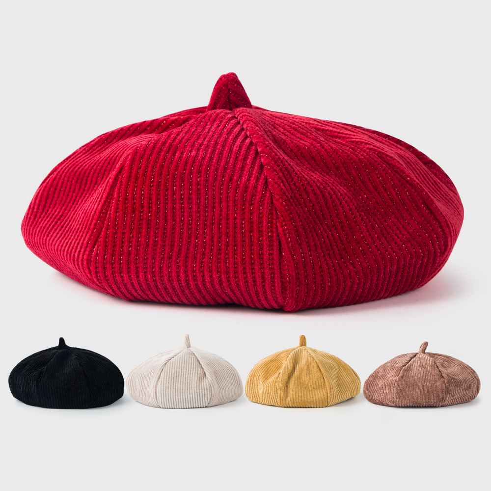 Autumn And Winter New Beret Female Retro Personality Octagonal Hat display picture 1