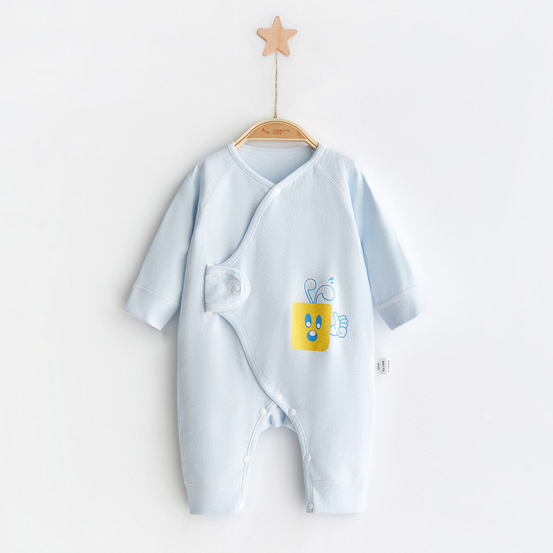 Ropa de bebé recién nacido primavera y otoño verano traje monje fino pijamas mameluco niños y niñas bebé mono image 12
