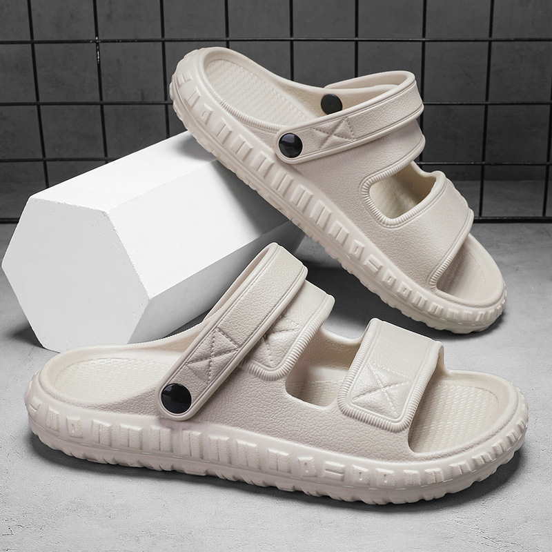 Sandalias para hombres de verano nuevas zapatillas de playa casuales simples zapatillas antideslizantes EVA zapatillas para hombres