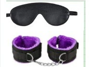 Nylon purple sleep mask