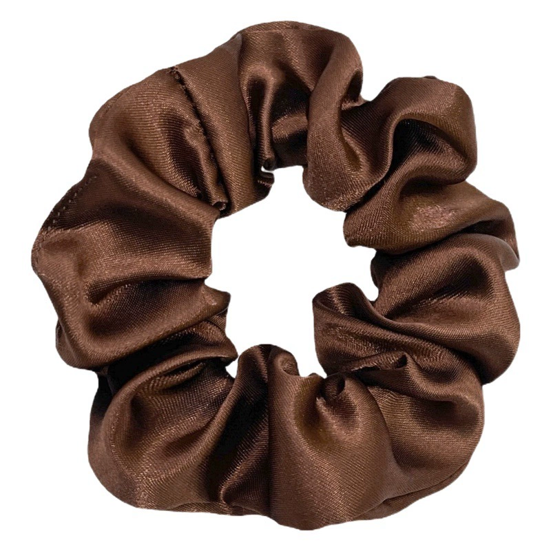 Новое кольцо для волос с толстой кишкой из атласной ткани Европа и США трансграничная веревка для волос аксессуары для волос простая повязка для волос цветок резинка аксессуары для волос оптом