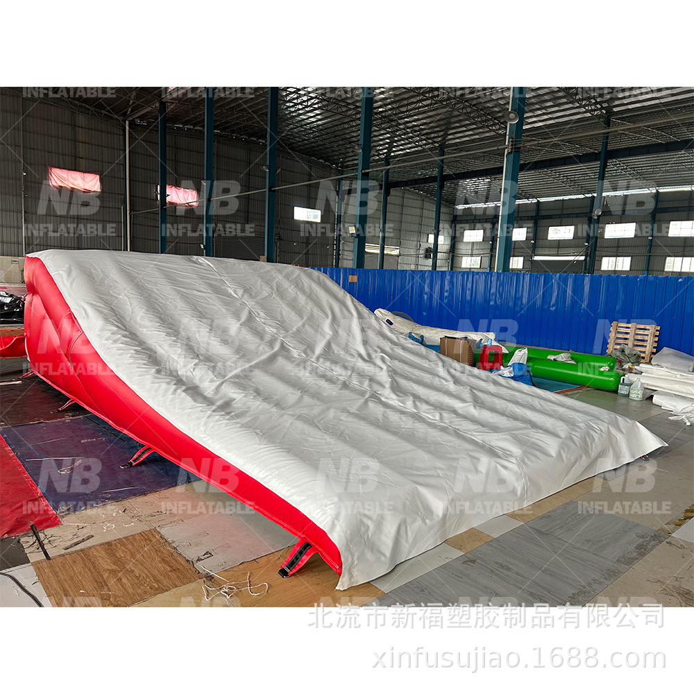 Adultos extremos deportes inflables almohadilla de aterrizaje bicicleta motocicleta entrenamiento acrobacias airbag saltar amortiguador colchón