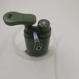 QJ-A8旗舰款户外净水器多功能直饮过滤器野外求生带小刀打火石