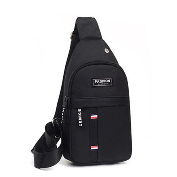 Bolso de pecho para hombre 2021 Nuevo estilo casual coreano Oxford tela de moda deportiva bolsa pequeña bolsa de mensajero de hombro mochila de lona bolso de hombre