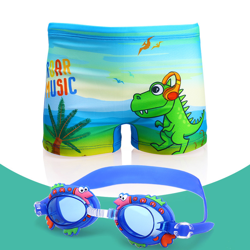 Pantalones de baño para niños, niños, niños, trajes de baño para niños, gorras de baño, gafas de baño para niños, comercio exterior